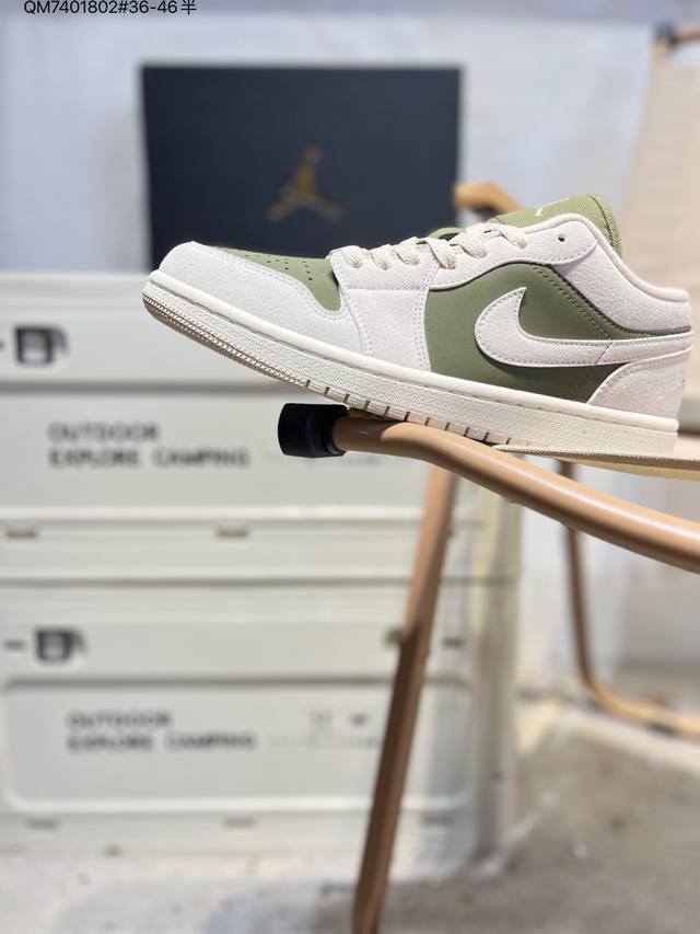 乔丹Air Jordan 1 Low Aj1低帮系列篮球鞋 官方同步配色Hv4089 Qm740 2#36-46半