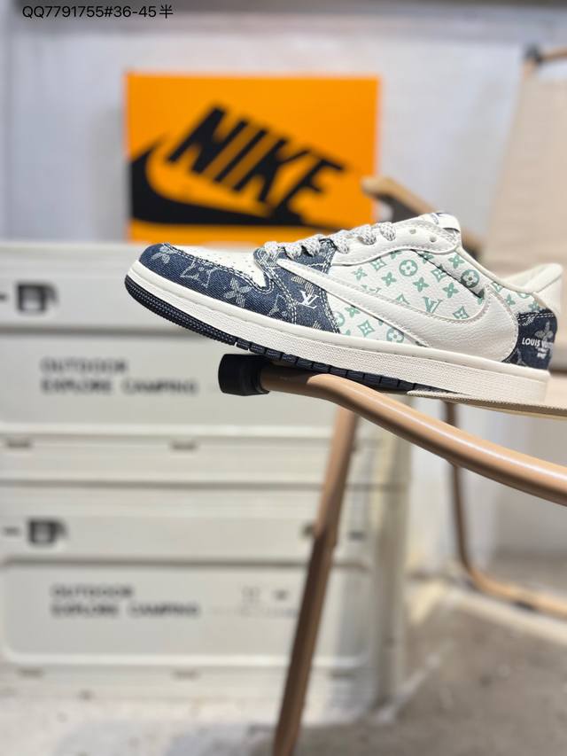 福利特价 公司级头层皮乔丹Air Jordan 1 Low Aj1低帮系列篮球鞋 官方同步配色 原装级产物 #拒绝公底 立体鞋型 细节完美 高清洁度Jw1188