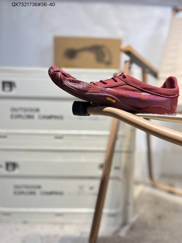 Vibram五指鞋2025新款户外徒步登山鞋越野男赤足运动鞋 Breezandal采用五指设计，每个脚趾都有独立的分隔，模仿赤足的感觉，提供更自然的运动体验。这