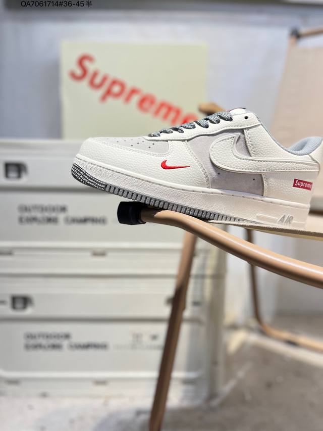 Nk Air Force 7 Low 空军一号低帮休闲板鞋 #定制皮料 原楦原纸板 纯正空军版型 高清洁度 内置全掌气垫Xs9225 Qa7061714#36-