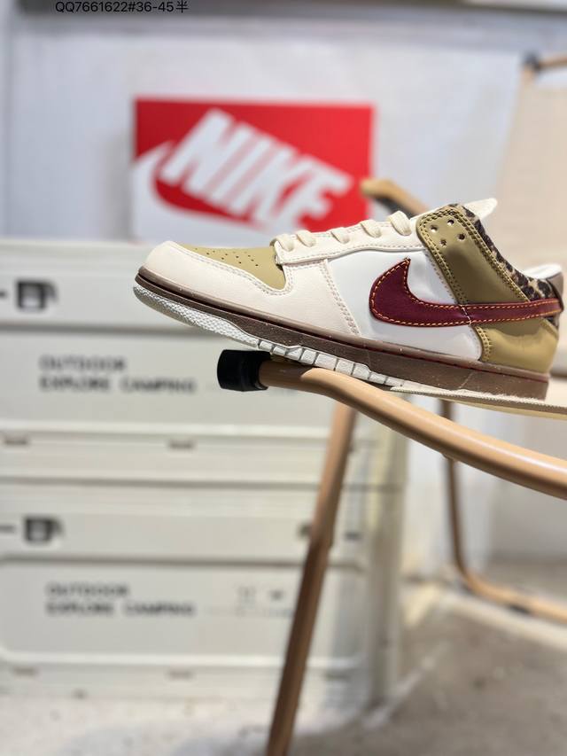 耐克Nike Dunk Low 板鞋Sb系列经典百搭休闲运动板鞋加厚鞋舌的填充，使舒适性大大提升，同时也更方便穿脱中底部分则加入了脚感柔软舒适Zoomair气垫