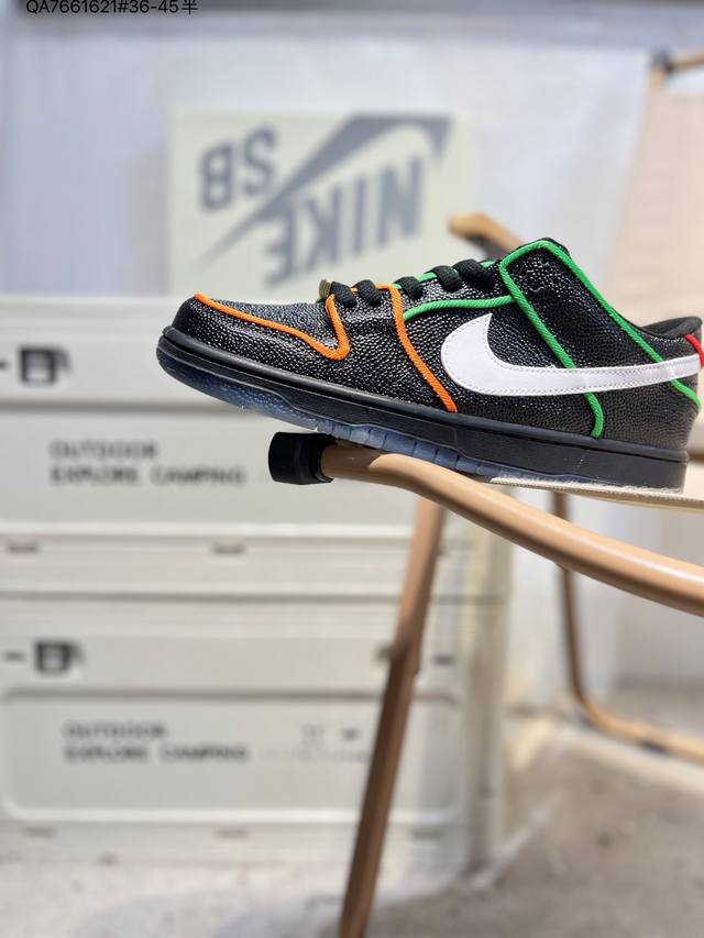 耐克Nike Dunk Low 板鞋Sb系列经典百搭休闲运动板鞋加厚鞋舌的填充，使舒适性大大提升，同时也更方便穿脱中底部分则加入了脚感柔软舒适Zoomair气垫