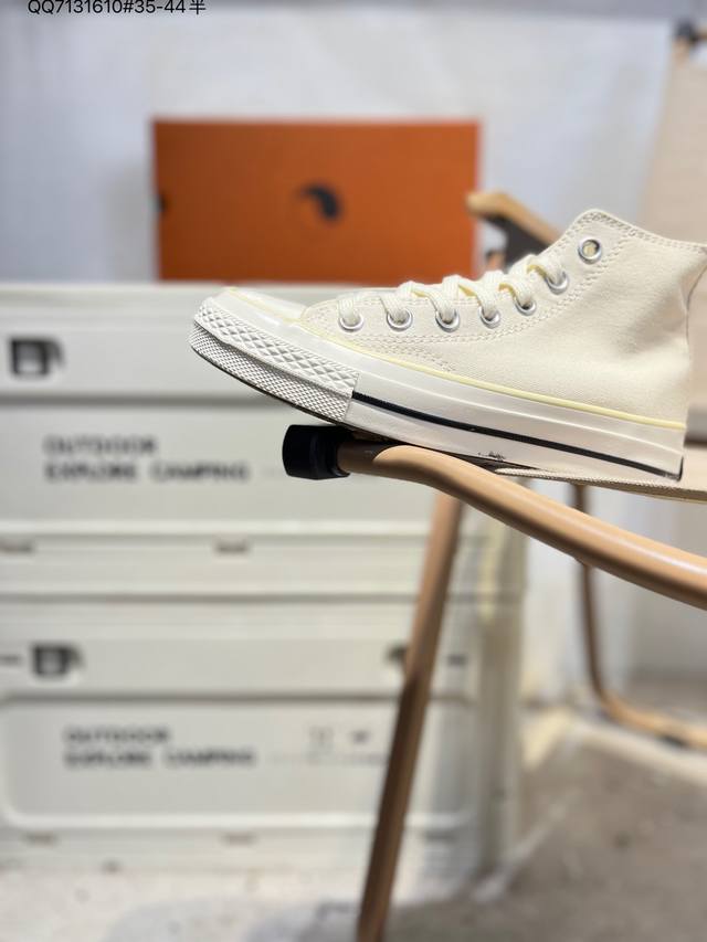 硫化工艺 匡威 Converse Chuck Taylor All Star 1970 Hi高帮硫化休闲运动板鞋 正确硅蓝中底A16179C Qq7131610