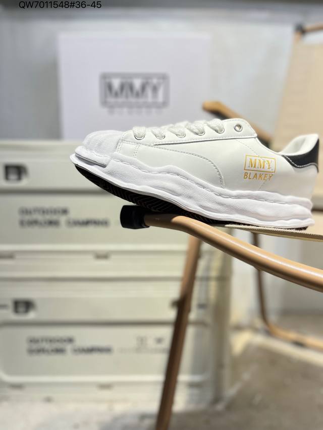 余文乐挚爱单品 复古溶解风 日本概念时装设计师三原康裕品牌Mmy Maison Mihara Yasuhiro Original Sole Canvas Low