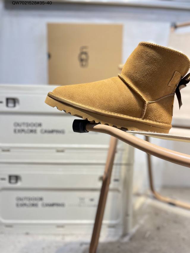 Ugg 雪地靴 防水麂绒皮革鞋面 美国轻奢品牌Ugg W Neuel尼瓦尔系列秋冬新款防污系列休闲保暖毛毛舒适便鞋女雪地靴1016422 Qw7021528#3