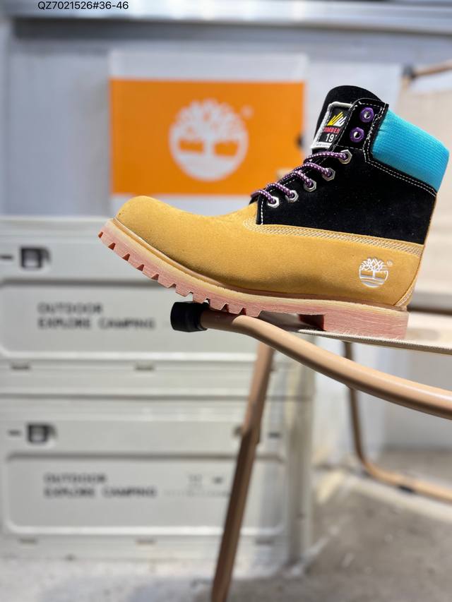 Timberland添柏岚 天伯伦 户外高帮休闲大黄靴系列 冬季防寒户外专用 日常随意搭配 原盒原包装 61 Qz7021526#36-46