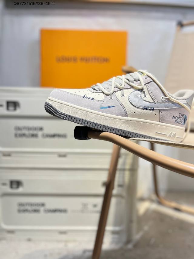 Lv X Nk Air Force 1'07 Low 空军一号低帮休闲板鞋 #定制皮料 原楦原纸板 纯正空军版型 高清洁度 内置全掌气垫Dm6868 Qs773