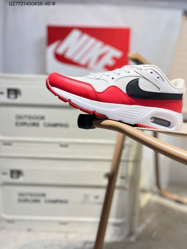 Nike Air Max Sc 耐克 气垫系列经典复古百搭休闲运动气垫慢跑鞋 原楦原纸版开发版型 全新开发正确3层组合超轻Eva泡绵中底 Air缓震气垫 耐磨橡