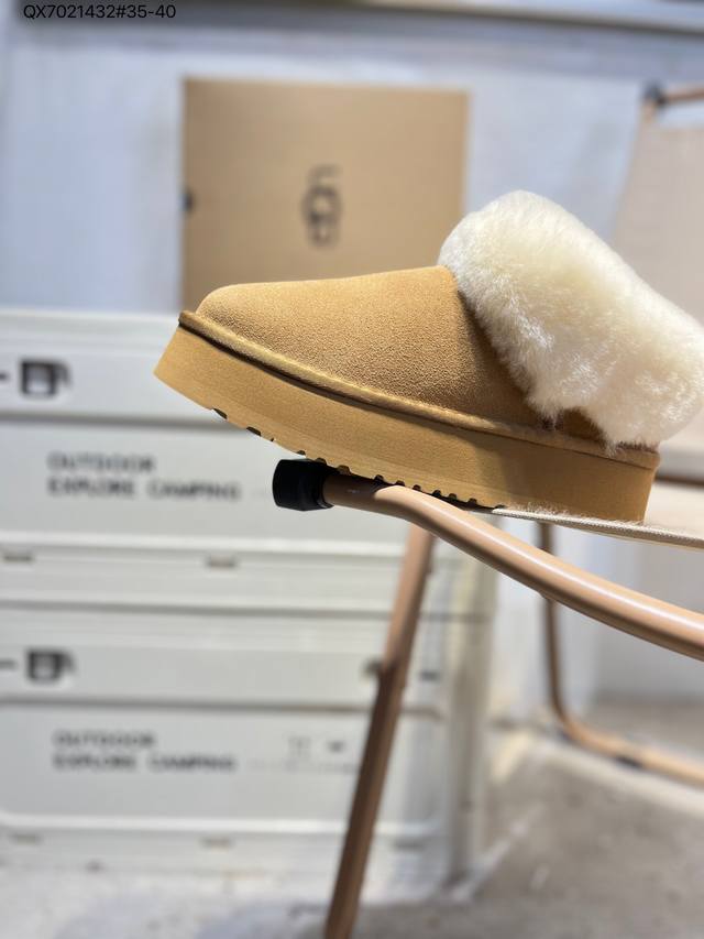 Ugg 雪地靴 防水麂绒皮革鞋面 美国轻奢品牌Ugg W Neuel尼瓦尔系列秋冬新款防污系列休闲保暖毛毛舒适便鞋女雪地靴1171393 Qx7021432#3