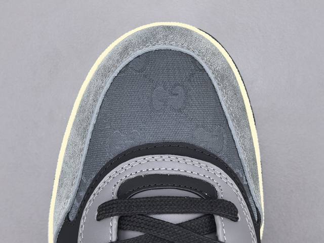 渠道优势 ！ 专柜版 古驰 Gucci最新走秀款Screener双倍原型系列低帮复古小白鞋 尺码；39 40 41 42 43 44 45 男鞋 原版购入开发