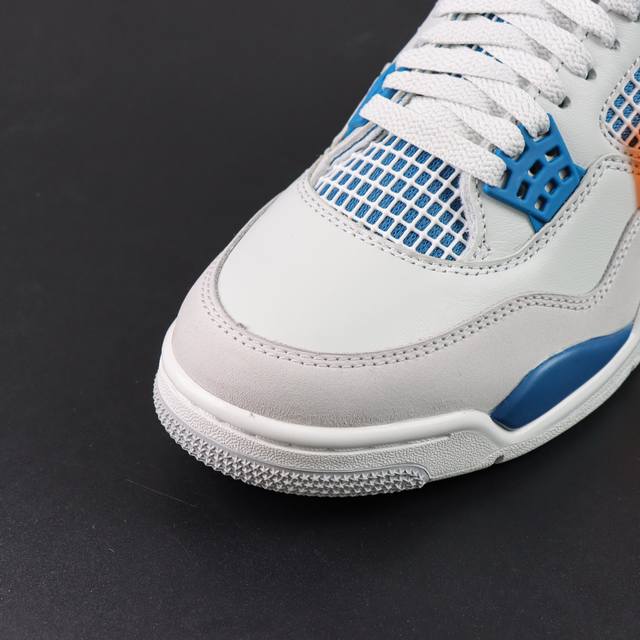 渠道优势 ！ Ljr纯原 Aj4 Jordan Air Jordan 4 Military Blue 白蓝复刻 版 Ljr版本纯原生产线出品 Ljr纯原最高工艺
