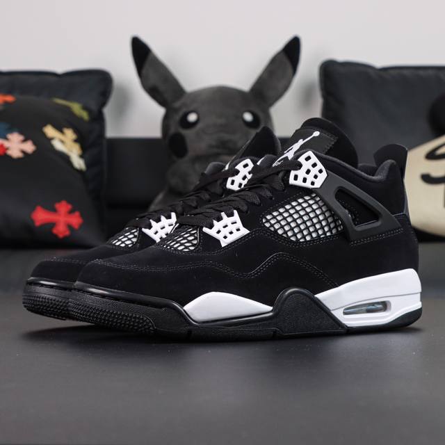 渠道优势 ！ Ljr纯原 Aj4 Air Jordan 4 Retro White Thunder 白雷公 Ljr版本纯原生产线出品 Ljr纯原最高工艺制作 原