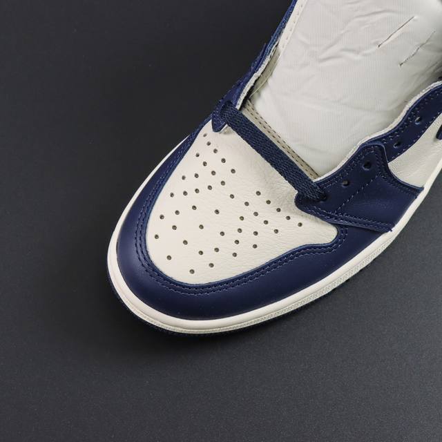 渠道优势 ！ Ljr纯原 Aj1 Air Jordan 1 Retro High Og Obsidian 黑曜石 Ljr纯原生产线出品 原装纸板原楦开发 极致鞋