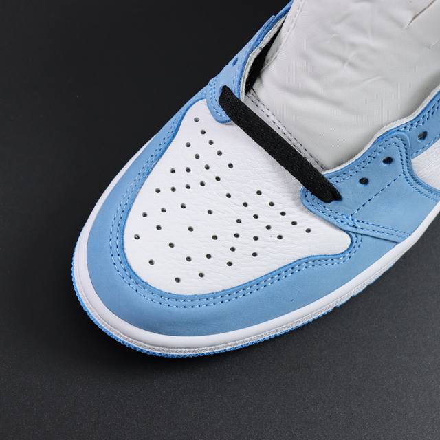 渠道优势 ！ Ljr纯原 Aj1 Air Jordan 1 Retro High University Blue 大学蓝 Ljr纯原生产线出品 原装纸板原楦开发