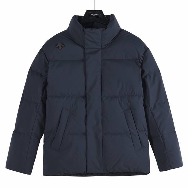 渠道优势 ！ 外贸保真版 迪桑特 迪桑特短款羽绒服 黑色 D4431 冬男女短款面包羽绒服 码数 Xs S M L Xl Xxl