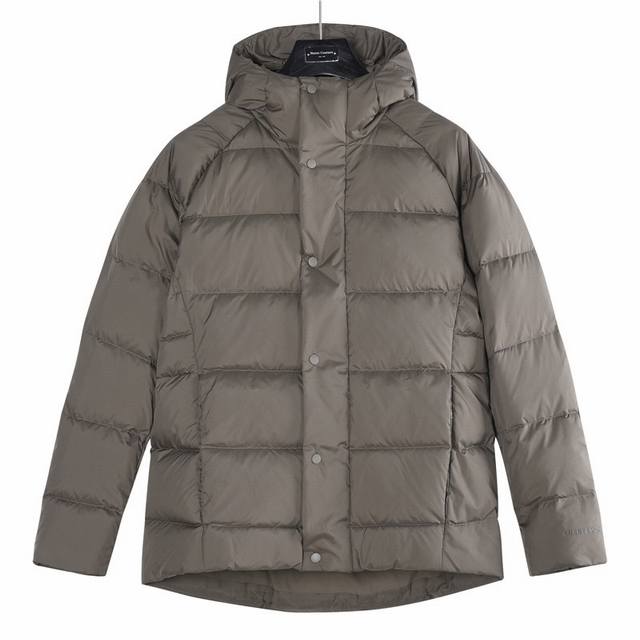 渠道优势 ！ 外贸保真版 Lulu Lulu七格羽绒服 棕色 码数S M L Xl Xxl