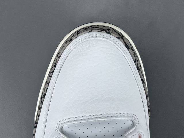 渠道优势 ！ X版 改进款 Aj3 Jordan Air Jordan 3 Retro Dark Mocha 樱花 中帮 复古篮球鞋 女款 白棕粉 货号: 尺码