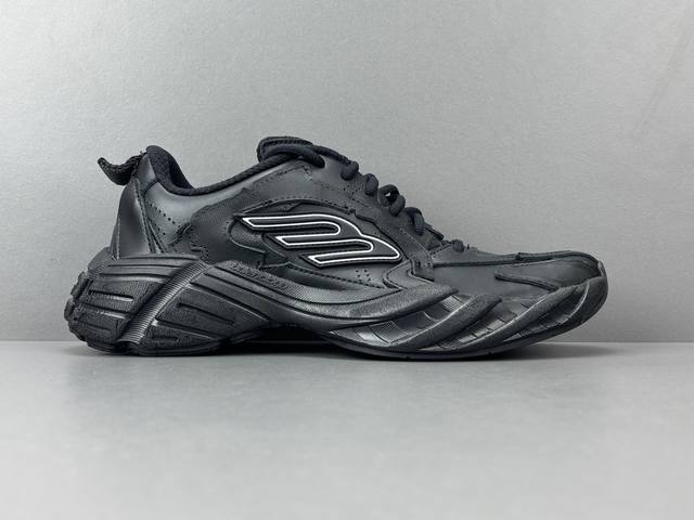 渠道优势 ！ Ok版 巴黎 Balenciaga巴黎世家 Monday 圆头系带 低帮 生活休闲鞋 男女同款 尺码 35 36 37 38 39 40 41 4