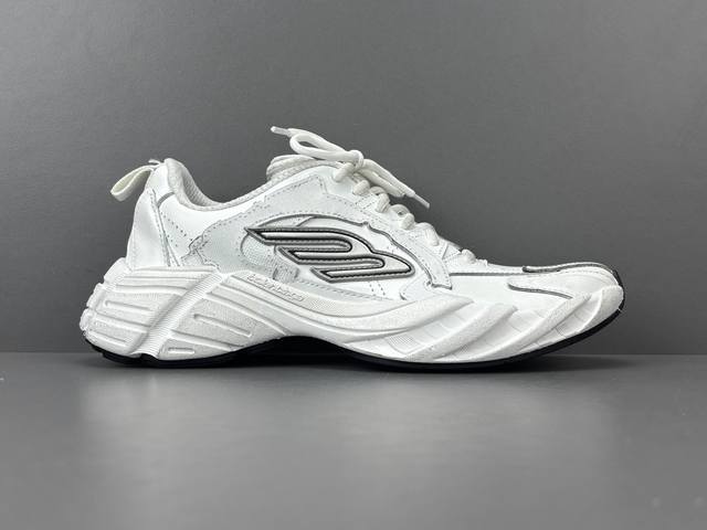 渠道优势 ！ Ok版 巴黎 Balenciaga巴黎世家 Monday 圆头系带 低帮 生活休闲鞋 男女同款 尺码 35 36 37 38 39 40 41 4