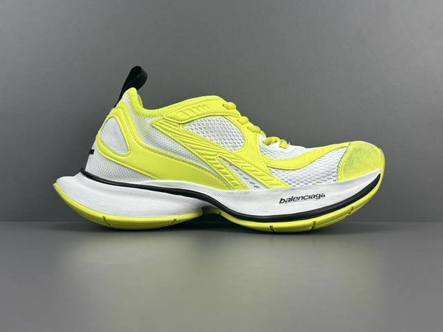 渠道优势 ！ Ok版 巴黎 Balenciaga巴黎世家 Circuit 圆头系带 Logo印花 低帮 老爹鞋跑步鞋 男女同款 尺码35 36 37 38 39