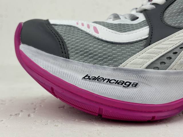 渠道优势 ！ Ok版 巴黎 Balenciaga巴黎世家 Circuit 圆头系带 Logo印花 低帮 老爹鞋跑步鞋 男女同款 尺码35 36 37 38 39