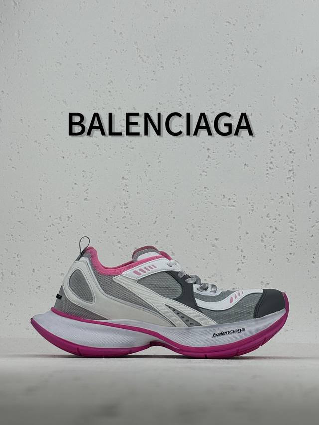 渠道优势 ！ Ok版 巴黎 Balenciaga巴黎世家 Circuit 圆头系带 Logo印花 低帮 老爹鞋跑步鞋 男女同款 尺码35 36 37 38 39
