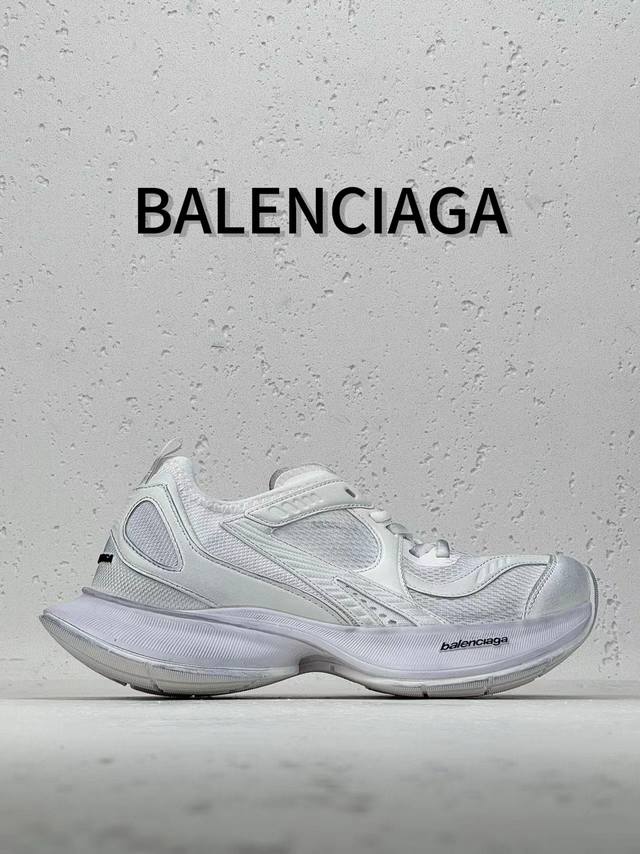 渠道优势 ！ Ok版 巴黎 Balenciaga巴黎世家 Circuit 圆头系带 Logo印花 低帮 老爹鞋跑步鞋 男女同款 尺码35 36 37 38 39