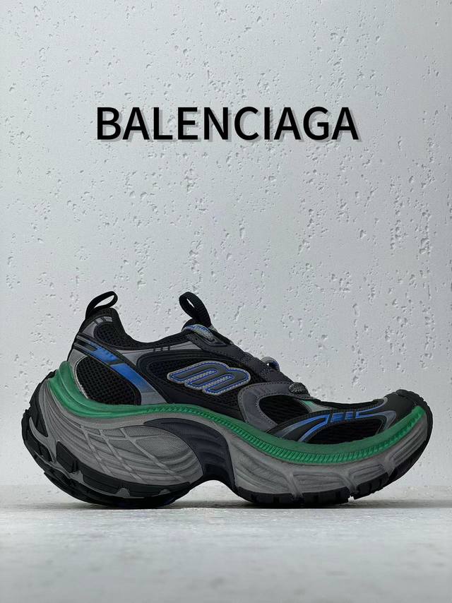 渠道优势 ！ Ok版 巴黎 Balenciaga巴黎世家 10Xl 网布 做旧厚底 低帮 老爹鞋 男女同款 尺码 35 36 37 38 39 40 41 42