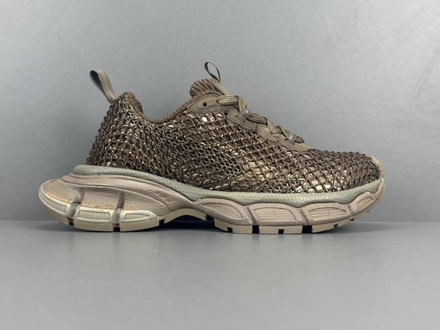 渠道优势 ！ Ok版 巴黎 Balenciaga巴黎世家 3Xl 24Ss 绑带做旧 潮流百搭 低帮 生活休闲鞋 男女同款 尺码35 36 37 38 39 4