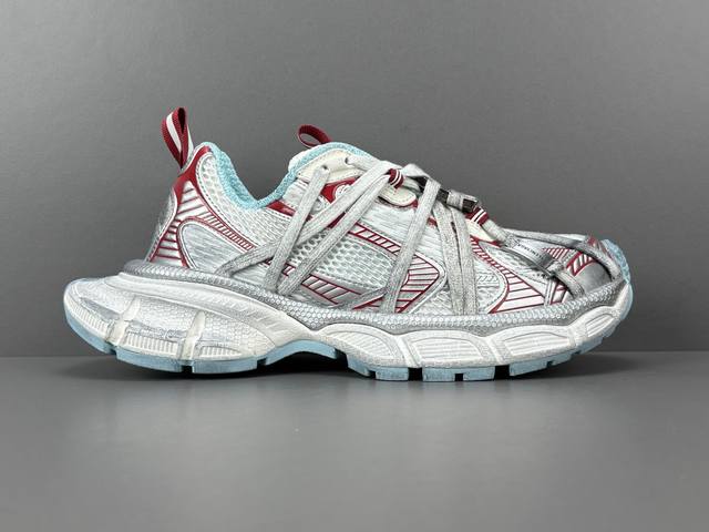 渠道优势 ！ Ok版 巴黎 Balenciaga巴黎世家 3Xl 24Ss 绑带做旧 潮流百搭 低帮 生活休闲鞋 男女同款 尺码35 36 37 38 39 4