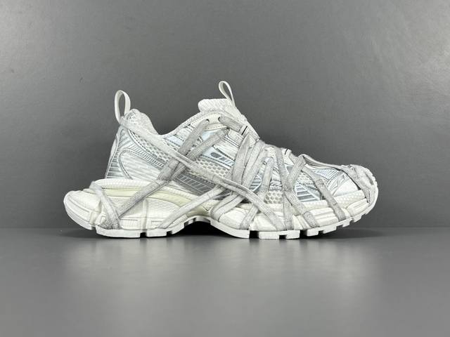 渠道优势 ！ Ok版 巴黎 Balenciaga巴黎世家 3Xl 24Ss 绑带做旧 潮流百搭 低帮 生活休闲鞋 男女同款 尺码35 36 37 38 39 4