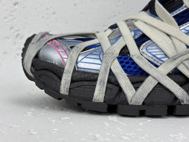 渠道优势 ！ Ok版 巴黎 Balenciaga巴黎世家 3Xl 24Ss 绑带做旧 潮流百搭 低帮 生活休闲鞋 男女同款 尺码35 36 37 38 39 4