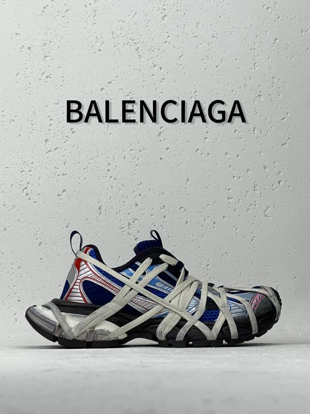 渠道优势 ！ Ok版 巴黎 Balenciaga巴黎世家 3Xl 24Ss 绑带做旧 潮流百搭 低帮 生活休闲鞋 男女同款 尺码35 36 37 38 39 4