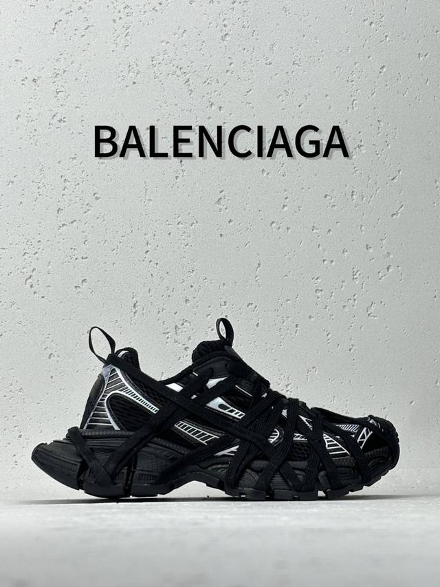 渠道优势 ！ Ok版 巴黎 Balenciaga巴黎世家 3Xl 24Ss 绑带做旧 潮流百搭 低帮 生活休闲鞋 男女同款 尺码35 36 37 38 39 4