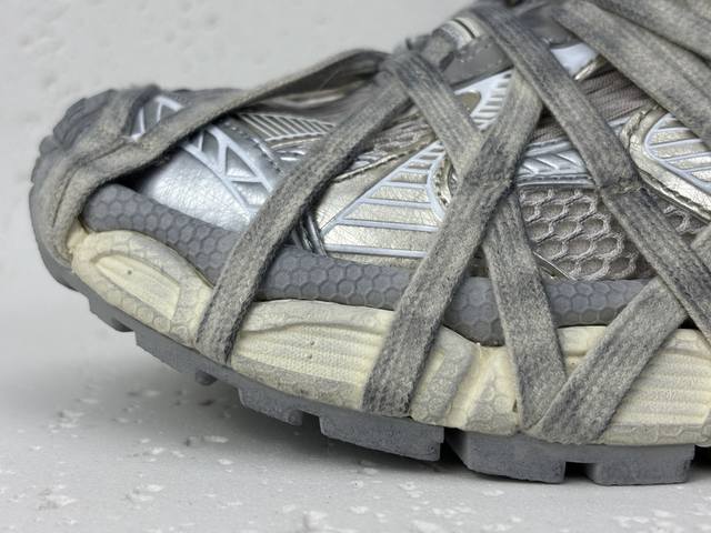 渠道优势 ！ Ok版 巴黎 Balenciaga巴黎世家 3Xl 24Ss 绑带做旧 潮流百搭 低帮 生活休闲鞋 男女同款 尺码35 36 37 38 39 4