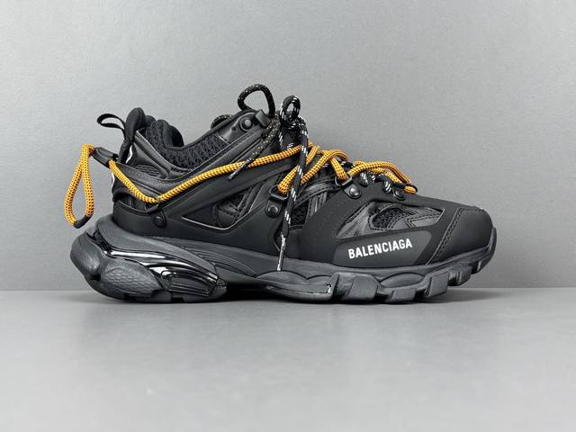 渠道优势 ！ Ok版 巴黎 Balenciaga巴黎世家 Track 1.0 Trail Laces 圆头系带 低帮 生活休闲鞋 男女同款 尺码35 36 37