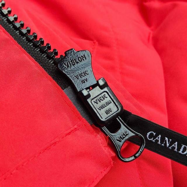 渠道优势，支持代发！ 外贸保真版：大鹅20款马甲 红色 Canada Goose Log徽标男款羽绒马甲 Size：Xs S M L Xl Xxl