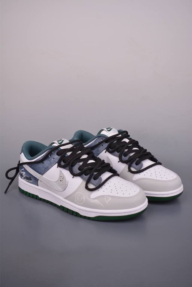 Nike Sb Dunk Low 解构绑带 纯原大厂出品 极力推荐 原装头层材料 独家版型蒸餾加工 帶來的是更好的视觉和脚感体验 大厂纯原品质出货 清洁度 电绣