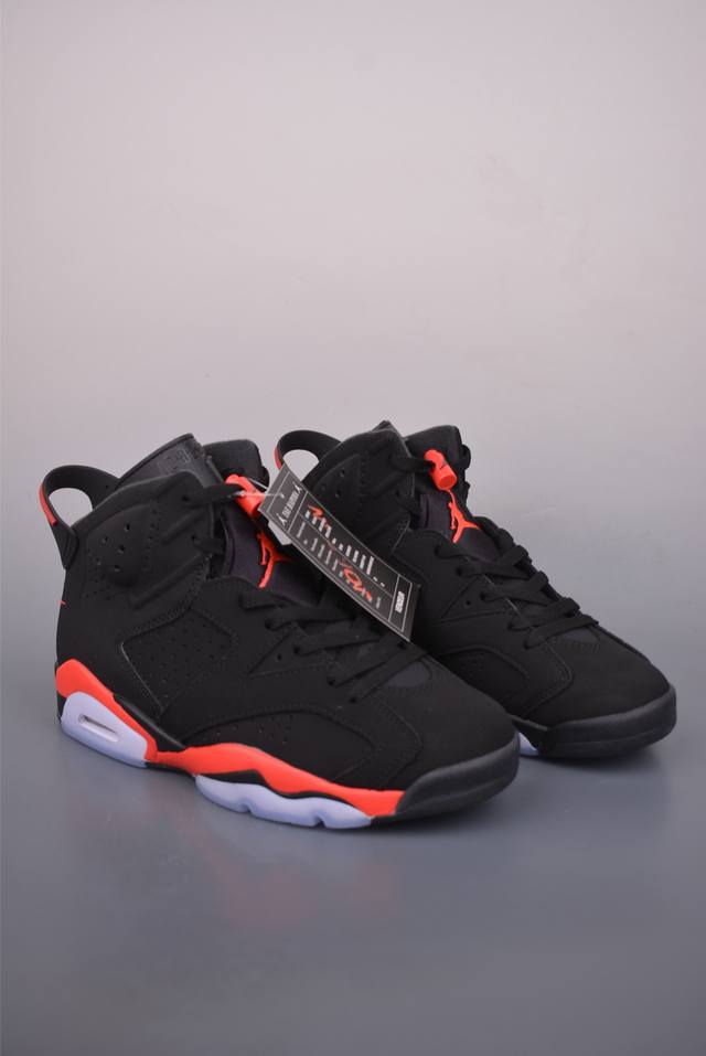 Air Jordan Aj6 Infrared 黑红2025版 纯原大厂出品 极力推荐 材料做工绝不含糊 细节华丽展示 打造完美鞋型 纸板中底 钢印 完美版型