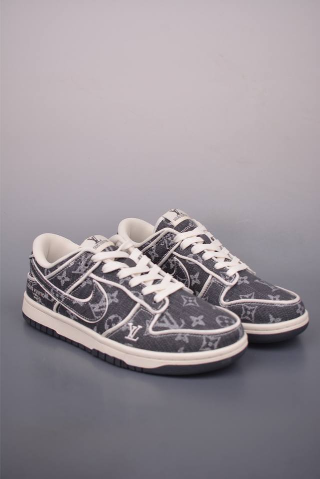Nike Sb Dunk Low Lv联名 纯原大厂出品 极力推荐 原装头层材料 独家版型蒸餾加工 帶來的是更好的视觉和脚感体验 大厂纯原品质出货 清洁度 电绣