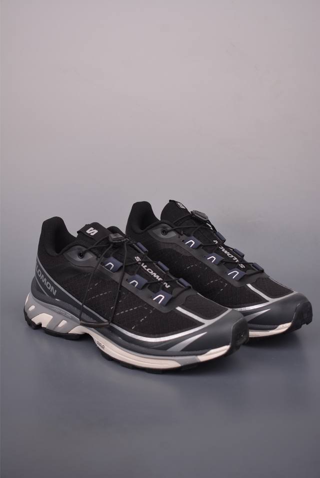 法国户外品牌-萨洛蒙 Salomon Xt-6 Ft Expanse探索者系列 纯原版本 潮流越野机能户外休闲运动跑步鞋 采用透气网布与防护皮革组合鞋面材质 牛