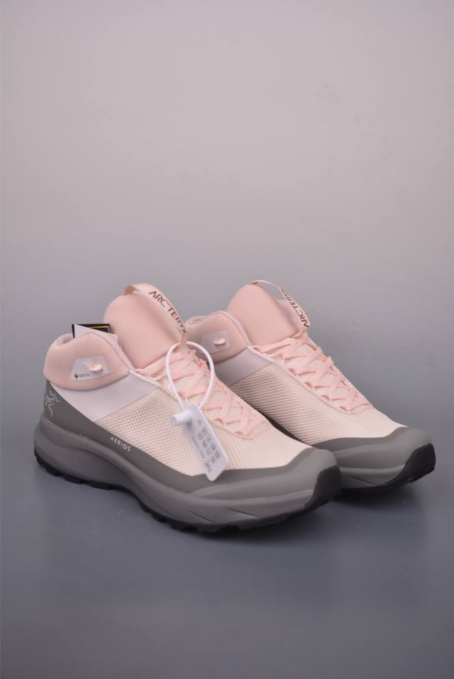 始祖鸟Aerios Mid Gtx W 中邦覆盖透气女子越野跑鞋 官方同步上架 广东纯原版本出品 适合技术路线单日徒步穿着也可以一脚蹬穿法 Aeriosflgt