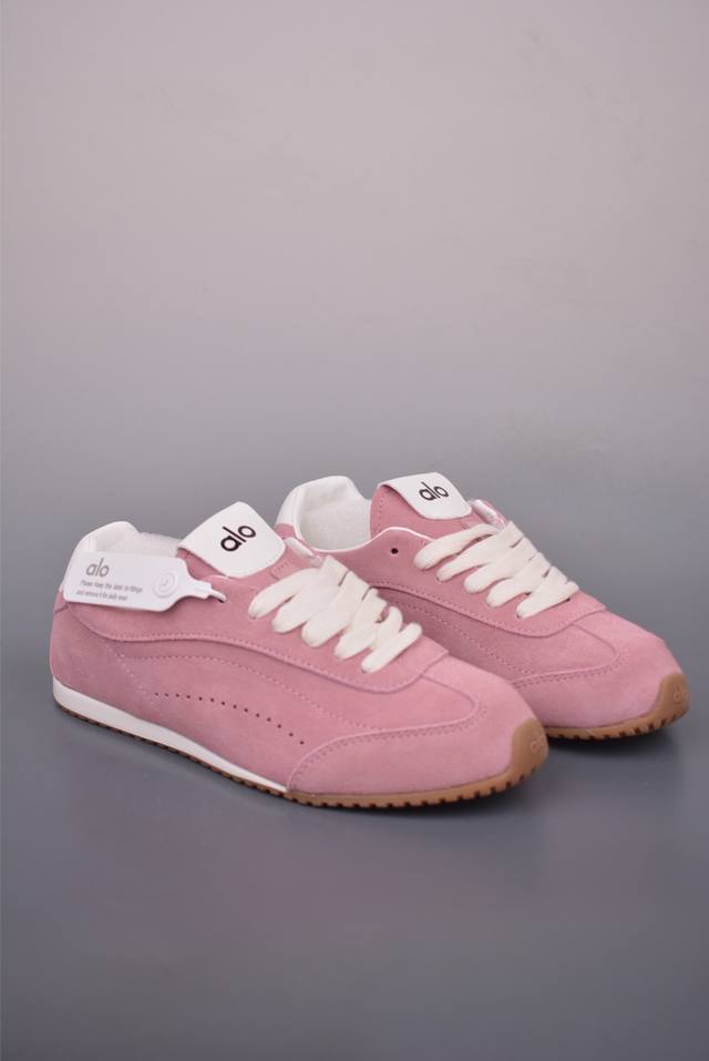 Alo Sunset Sneaker 休闲城市通勤训练跑步鞋 原版开发 舒适百搭 网布减震透气支撑耐磨低帮 市面唯一独家私模打造 正确双层组合大底 镂空中底 官