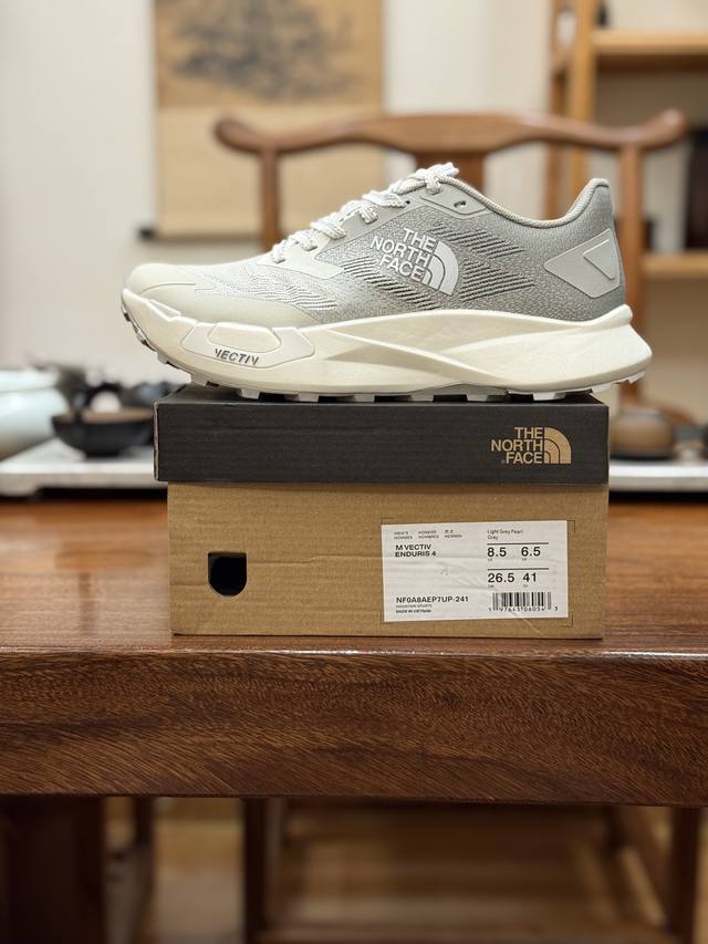 顶级原版 公司级 北面The Ｍ Vectiv Enduris 4 白灰 Nfoa8Aep10Up-241 男女鞋 36 36.5 37 38 38.5 39