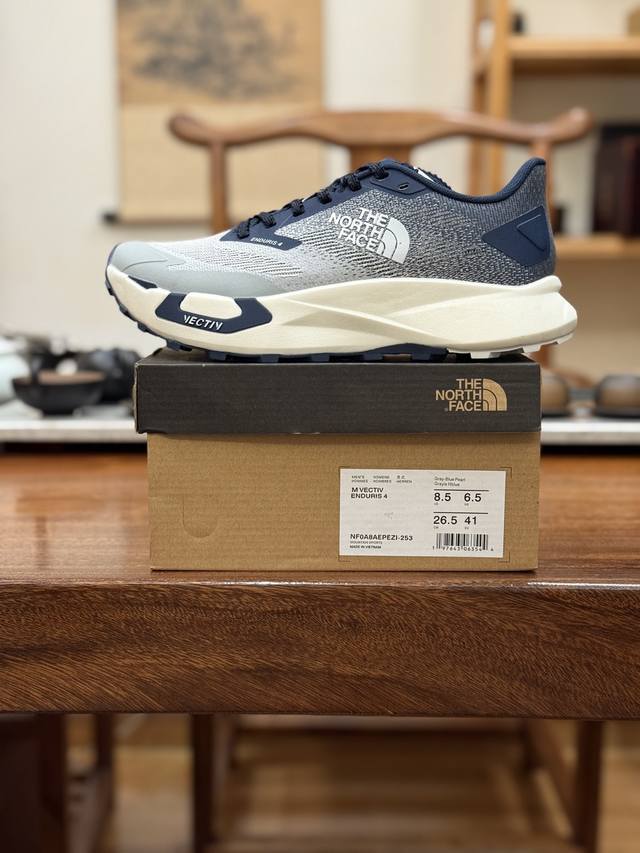顶级原版 公司级 北面The Ｍ Vectiv Enduris 4 灰蓝 Nfoa8Aepezi-253 男女鞋 36 36.5 37 38 38.5 39 4