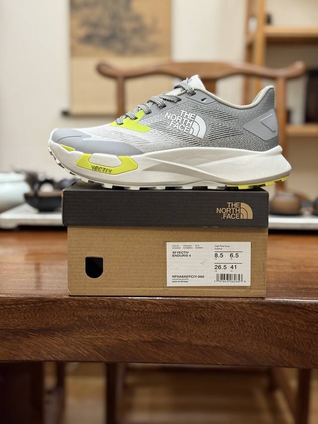 顶级原版 公司级 北面The Ｍ Vectiv Enduris 4 灰绿 Nfoa8Aepciy-090 男女鞋 36 36.5 37 38 38.5 39 4