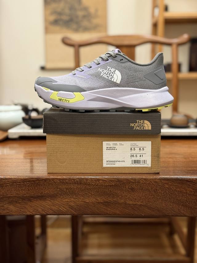 顶级原版 公司级 北面The Ｍ Vectiv Enduris 4 紫色 Nfoa8Aeq74S-070 女鞋 36 36.5 37 38 38.5 39 40