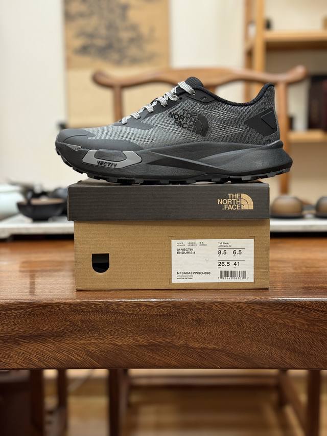 顶级原版 公司级 北面The Ｍ Vectiv Enduris 4 黑灰 Nfoa8Aepw9O-090 男女鞋 36 36.5 37 38 38.5 39 4