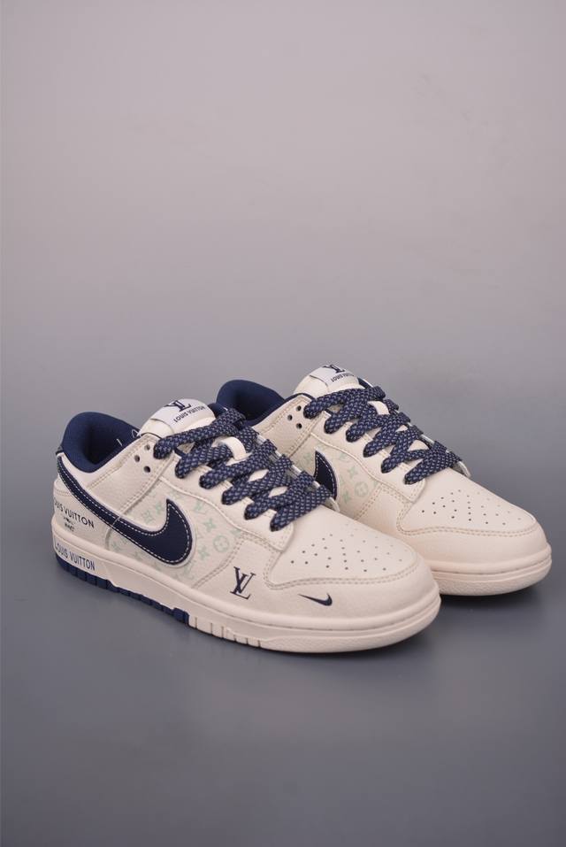 Nike Sb Dunk Low Lv联名 纯原大厂出品 极力推荐 原装头层材料 独家版型蒸餾加工 帶來的是更好的视觉和脚感体验 大厂纯原品质出货 清洁度 电绣