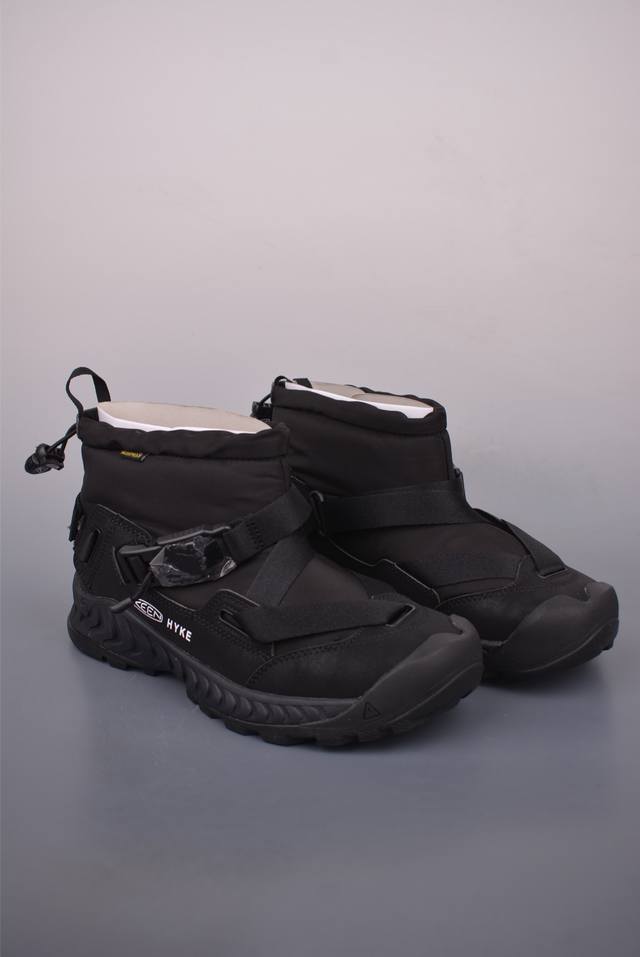 科恩Hyke X Keen Hoodzerra Nxis Wp 圆头 减震耐磨 中帮防水户外功能鞋 Keen再度携手Hyke推出全新合作鞋款 此次合作以超越出身